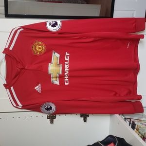 Adidas Red Manchester United Jersey